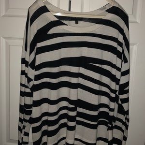 Lane Bryant Black and white sweater